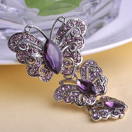 Women's Vintage Style Butterflies Brooch - Wnkrs