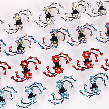 Bridal Rhinestone Snowflake Hair Clips - Wnkrs