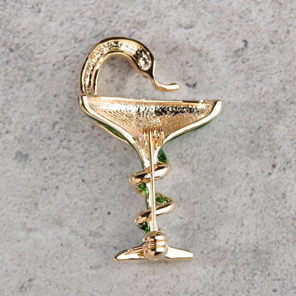 Memorial Cup with Snake Brooches for Women - Wnkrs