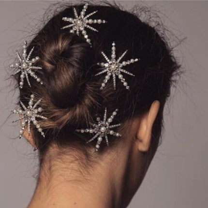 Women's Star Shape Rhinestone Hair Pin - Wnkrs