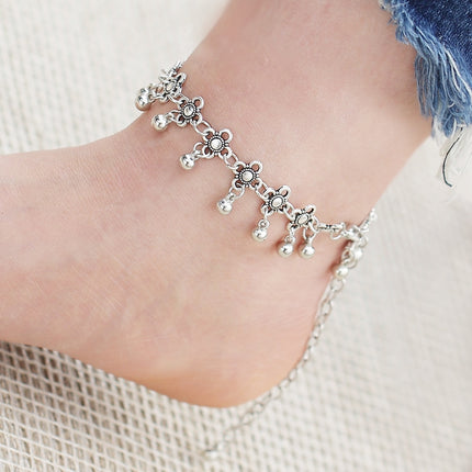 Bohemian Flower Charms Women's Anklet - Wnkrs