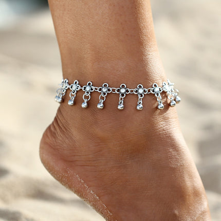 Bohemian Flower Charms Women's Anklet - Wnkrs
