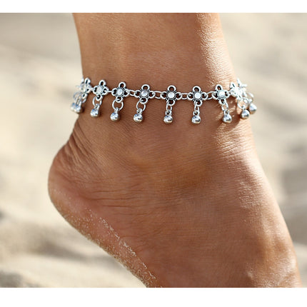 Bohemian Flower Charms Women's Anklet - Wnkrs