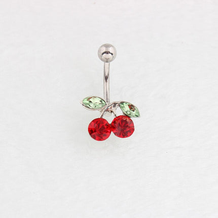 Cute Stainless Steel Cherry Piercing - Wnkrs