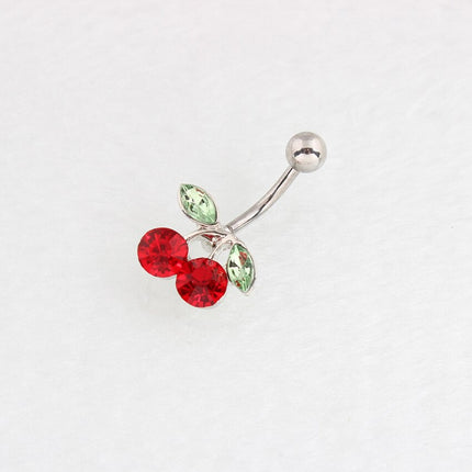Cute Stainless Steel Cherry Piercing - Wnkrs