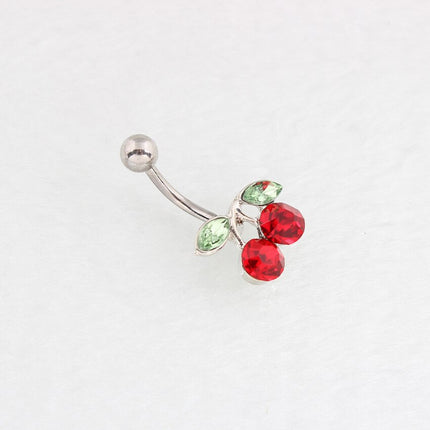 Cute Stainless Steel Cherry Piercing - Wnkrs