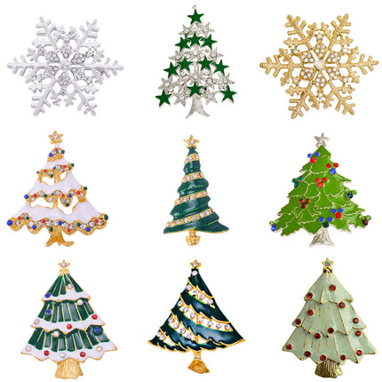 Christmas Snowflakes Enamel Pin - Wnkrs