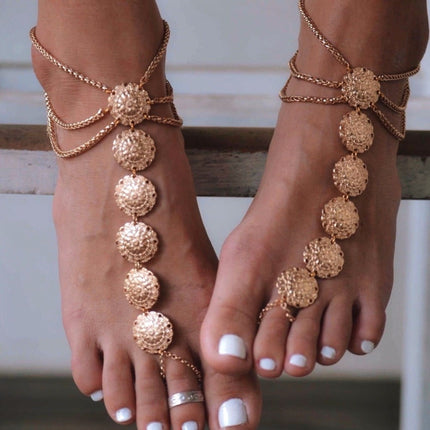 Coin Chain Anklet for Women - Wnkrs