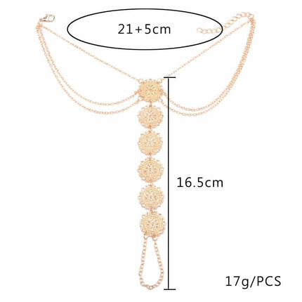 Coin Chain Anklet for Women - Wnkrs