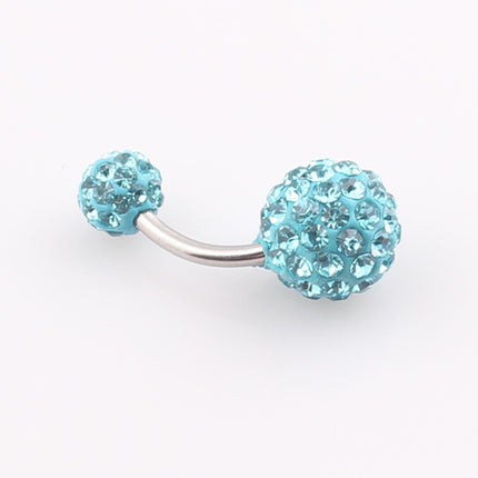 Double Crystal Balls Belly Piercing - Wnkrs