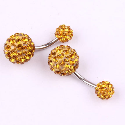 Luxury Summer Sparkling Steel Belly Ring - Wnkrs