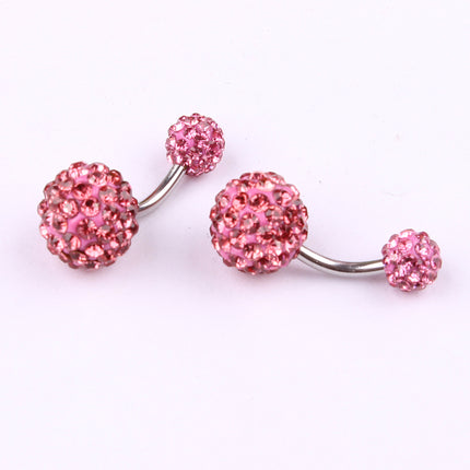 Luxury Summer Sparkling Steel Belly Ring - Wnkrs