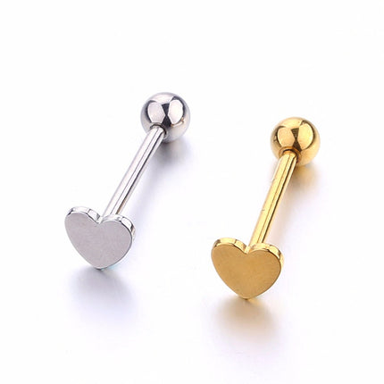 Cute Heart Tongue Ring - Wnkrs