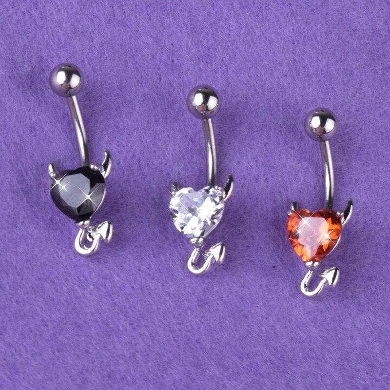 Heart Crystal Button Ring