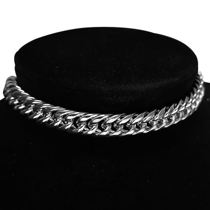 Men's Thick Cuban Link Chain Choker - Wnkrs