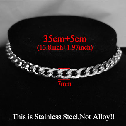 Men's Thick Cuban Link Chain Choker - Wnkrs