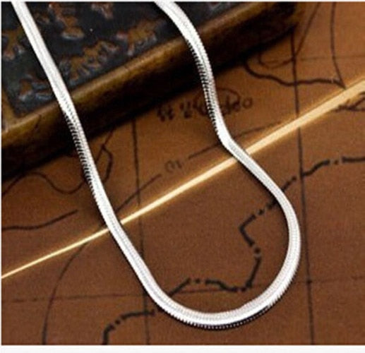 Fashion Chain Silver Necklace for Men - Wnkrs