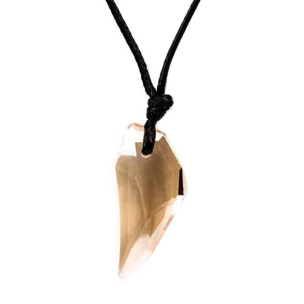 Men's Crystal Wolf Tooth Pendant Necklace - Wnkrs