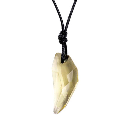 Men's Crystal Wolf Tooth Pendant Necklace - Wnkrs