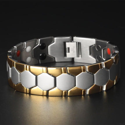 Men's Honeycomb Magnetic Bracelet - Wnkrs