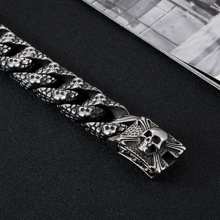 Cuban Stainless Steel Bracelet for Men - Wnkrs
