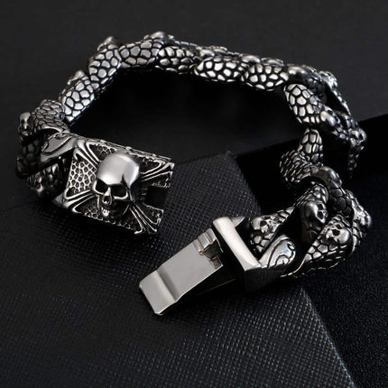 Cuban Stainless Steel Bracelet for Men - Wnkrs