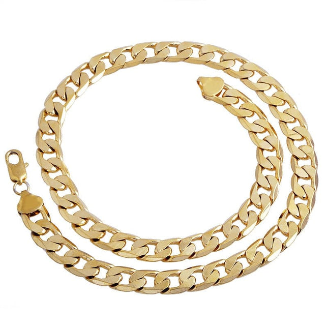 Men's Gold Twisted Chain Necklace - wnkrs