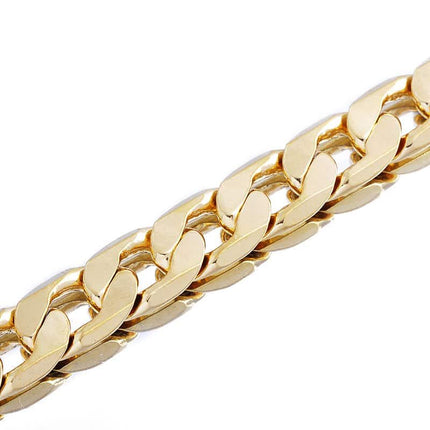 Men's Gold Twisted Chain Necklace - wnkrs