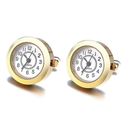 Men's Cuff Links with Functional Watches - Wnkrs