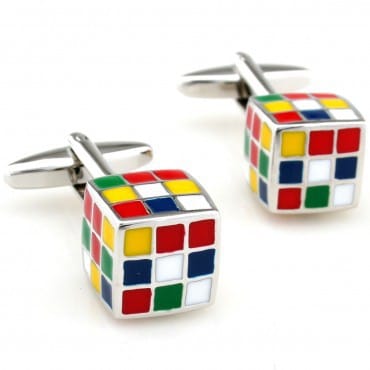 Men's Stylish Enamel Cufflinks