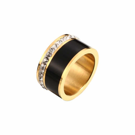 Men's Ring with Cubic Zirconia Decor - Wnkrs