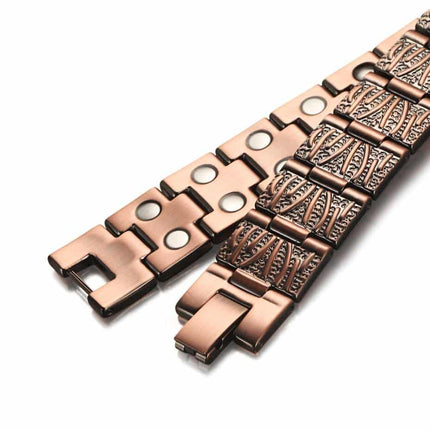 Men's Vintage Copper Magnetic Bracelet - Wnkrs