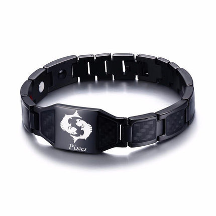 Men's Zodiac Symbols Magnetic Bracelet - Wnkrs