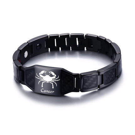 Men's Zodiac Symbols Magnetic Bracelet - Wnkrs