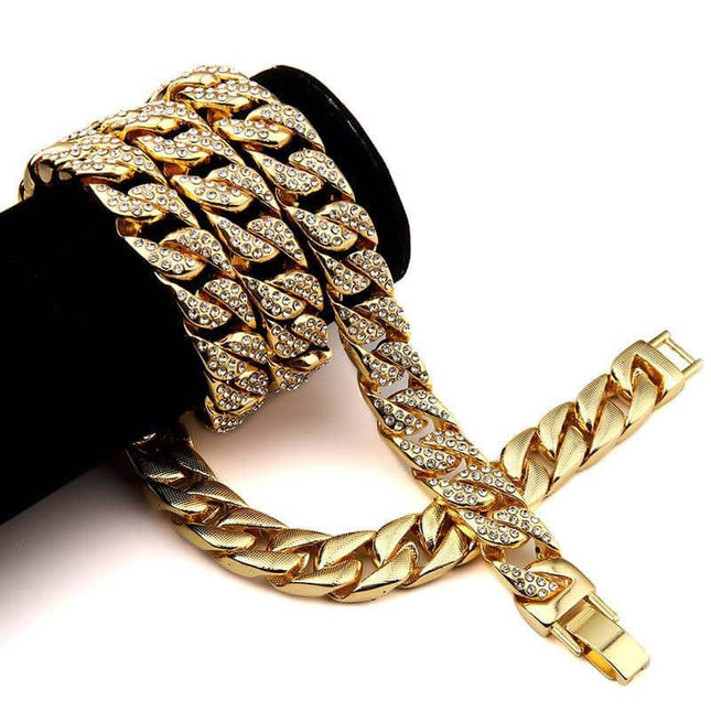 Men's Fashion Iced Out Link Chains - Wnkrs
