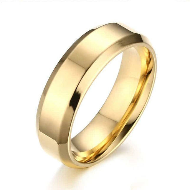 Elegant Classic Stainless Steel Wedding Ring - Wnkrs