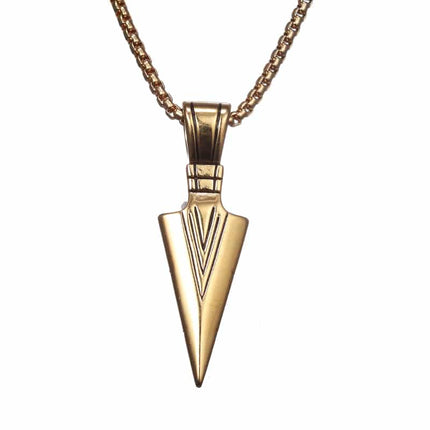 Men's Necklace with Triangle Pendant - Wnkrs