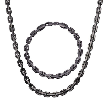 Chainlink Bracelet and Necklace Set - Wnkrs