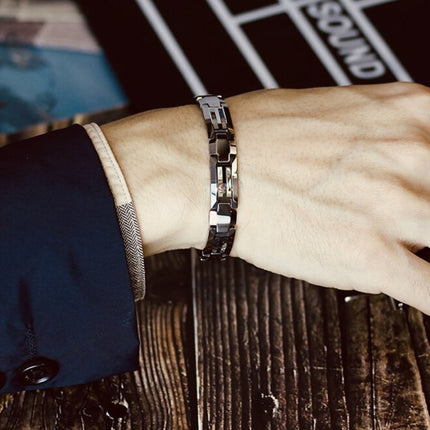Men's Natural Shell and Tungsten Steel Bracelet - Wnkrs