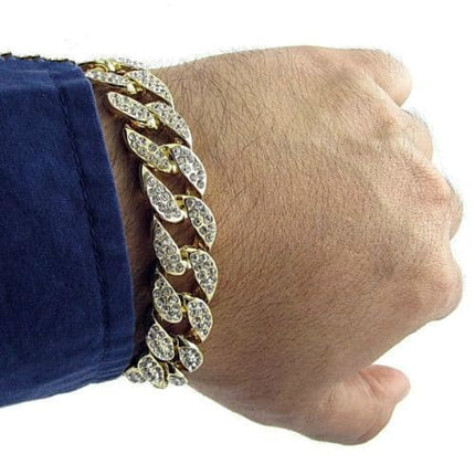 Men's Luxury Iced Out Rhinestone Bracelets - Wnkrs