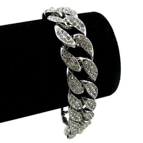 Men's Luxury Iced Out Rhinestone Bracelets - Wnkrs