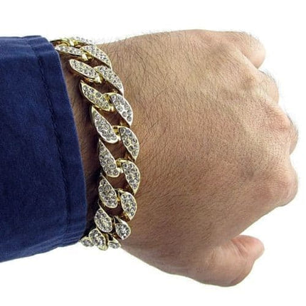 Men's Luxury Iced Out Rhinestone Bracelets - Wnkrs