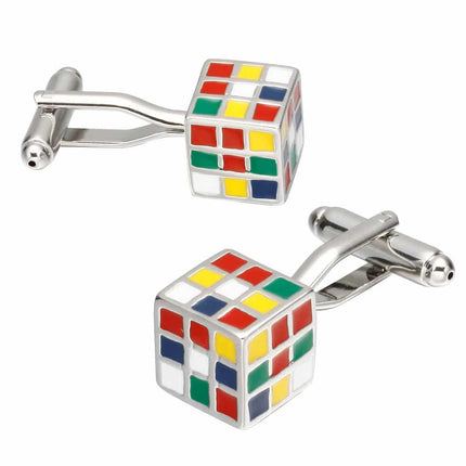Magic Cube Design Cufflinks - Wnkrs