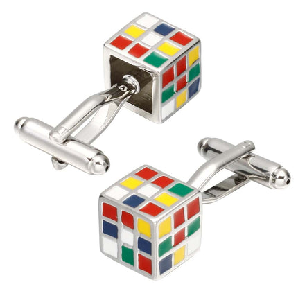 Magic Cube Design Cufflinks - Wnkrs