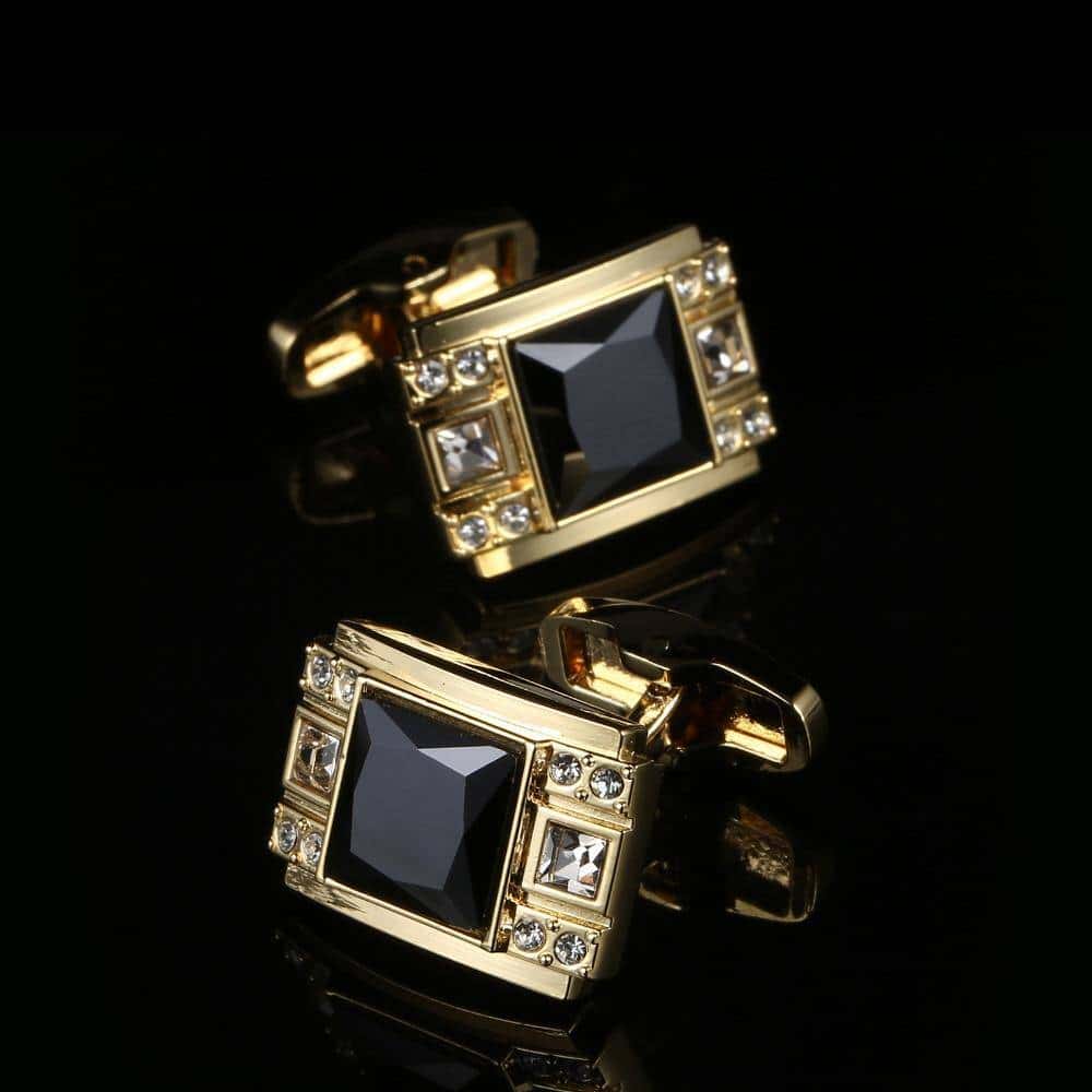 Luxurious Crystal Suit Cufflinks