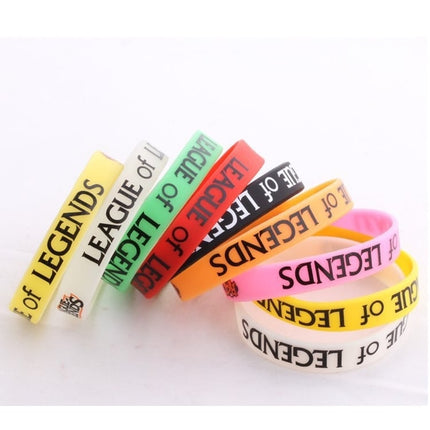 Colorful League of Legends Silicone Bracelets Set - Wnkrs
