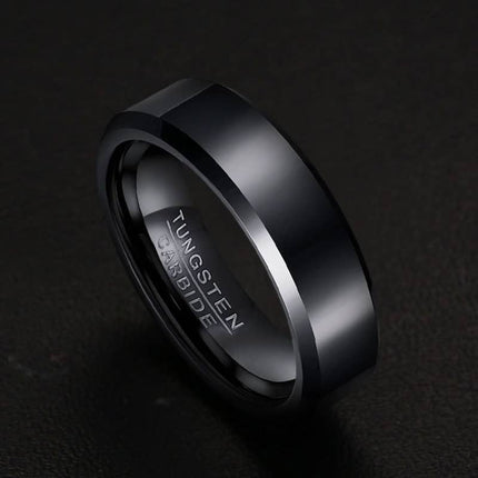 Men's Simple Tungsten Carbide Ring - Wnkrs