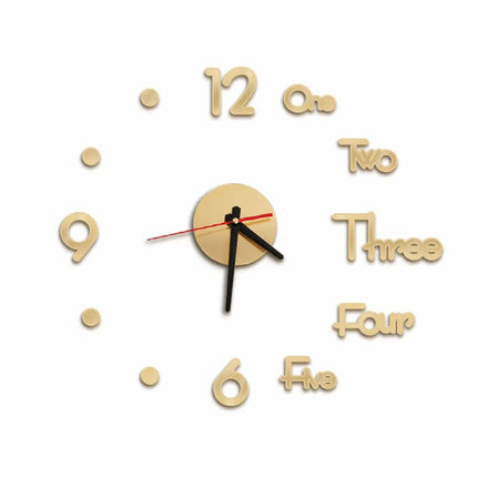 DIY 3D Wall Clock - wnkrs