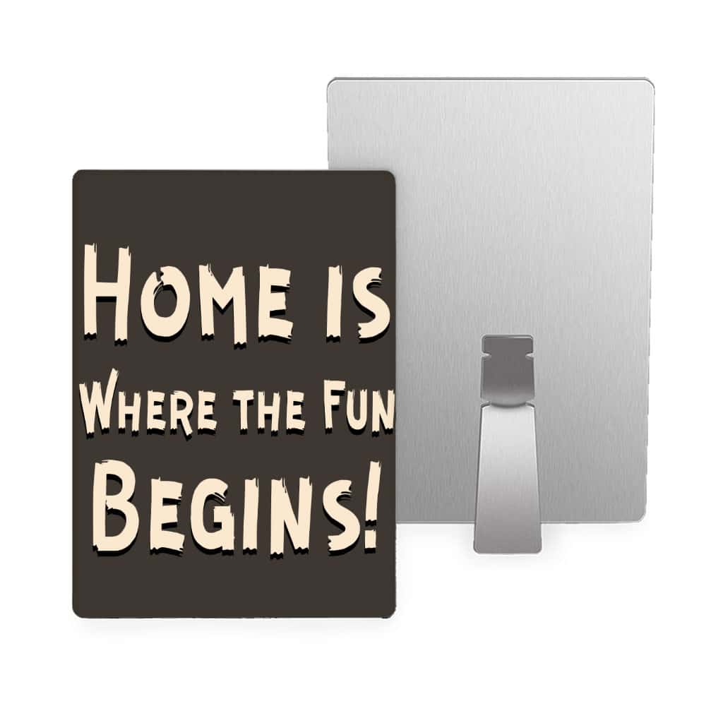 Cool Saying Metal Photo Prints - Quotes Decor Pictures - Graphic Decor Pictures