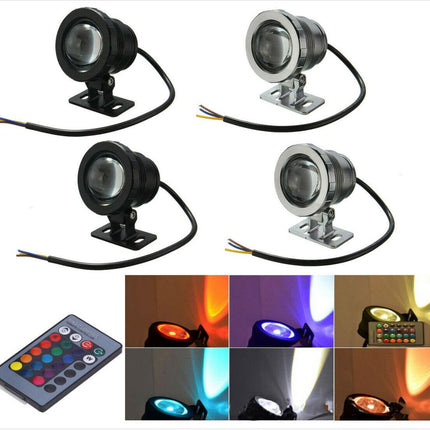 Waterproof RGB LED Flood Light with Remote Control - Wnkrs